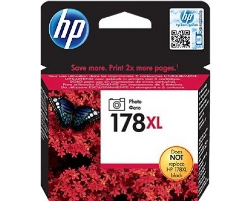 Картридж HP 178XL Photo Black фото черный CB322HE оригинальный