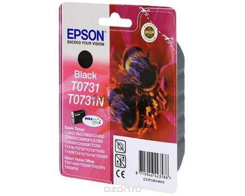 Картридж Epson T0731 C13T10514A10 черный оригинальный