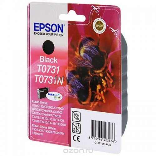 Картридж Epson T0731 C13T10514A10 черный оригинальный